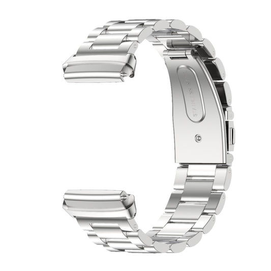 For Redmi Watch 3 Lite / Watch 3 Active Mijobs Three-Bead Metal Stainless Steel Watch Band(Silver) by MIJOBS