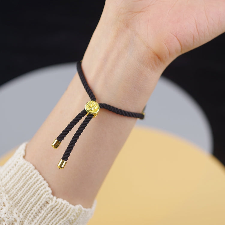For Xiaomi Smart Band 10 / 9 / 8 Mibbs Milan Cord Bracelet Watch Band(Black) - Watch Bands by MIJOBS | Online Shopping UK | buy2fix