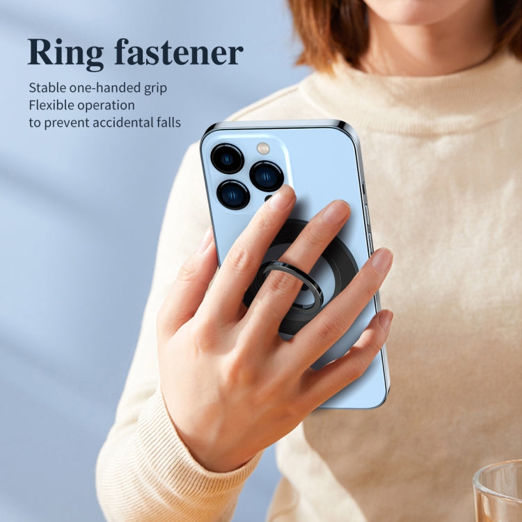 Magsafe Magnetic Frosted Phone Ring Holder(White) - Ring Holder by buy2fix | Online Shopping UK | buy2fix
