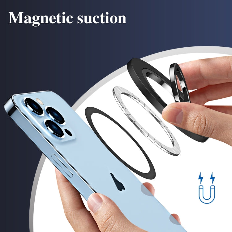 Magsafe Magnetic Frosted Phone Ring Holder(White) - Ring Holder by buy2fix | Online Shopping UK | buy2fix