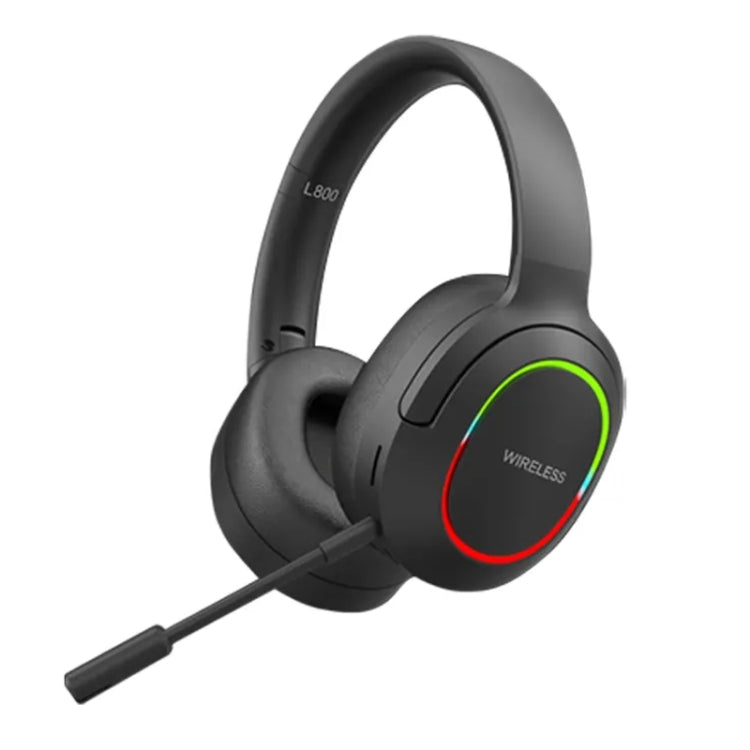 L800 Foldable ENC Noise Reduction Wireless Gaming Headset with Microphone(Black) - Headset & Headphone by buy2fix | Online Shopping UK | buy2fix