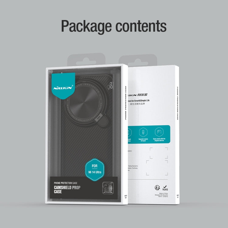 For Xiaomi 14 Ultra NILLKIN Black Mirror Prop CD Texture Mirror Phone Case(Green) by NILLKIN