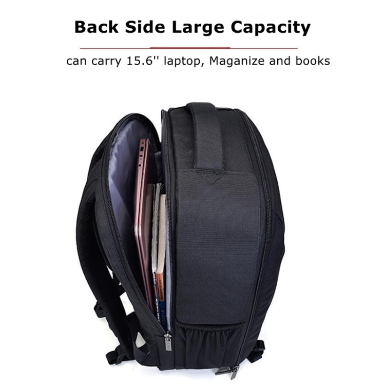 CADeN W9 Travel Lens Pouch Bag Drone Camera Backpack Bag(Black) - Backpack by CADeN | Online Shopping UK | buy2fix