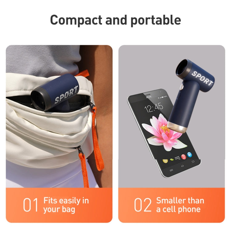 DC01 Mini Handheld High-speed Electric Fan(White) by buy2fix