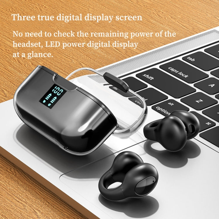 G91 Ear Clip Bone Conduction TWS Noise Reduction Bluetooth Earphone(White) - TWS Earphone by buy2fix | Online Shopping UK | buy2fix