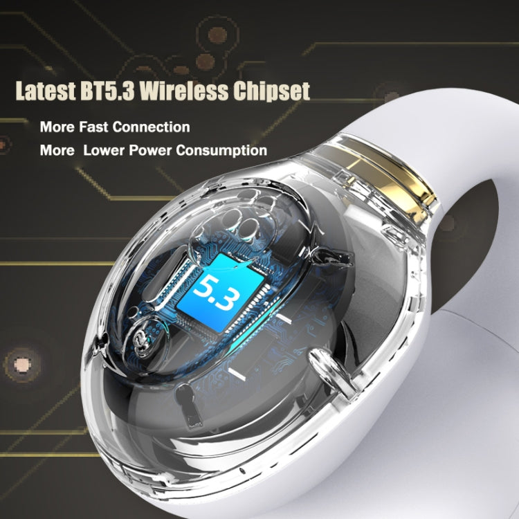 G91 Ear Clip Bone Conduction TWS Noise Reduction Bluetooth Earphone(White) - TWS Earphone by buy2fix | Online Shopping UK | buy2fix