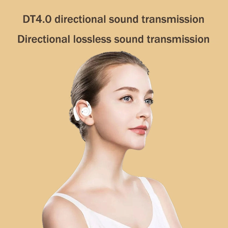 HF02 Ear Clip Bone Conduction TWS Noise Reduction Bluetooth Earphone(Black) - TWS Earphone by buy2fix | Online Shopping UK | buy2fix