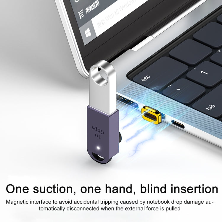 10 Gbps USB-C/Type-C to USB Magnetic Adapter Support OTG Function - OTG Adapter by buy2fix | Online Shopping UK | buy2fix