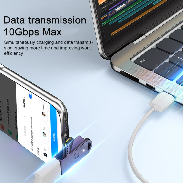 10 Gbps USB-C/Type-C to USB Magnetic Adapter Support OTG Function - OTG Adapter by buy2fix | Online Shopping UK | buy2fix