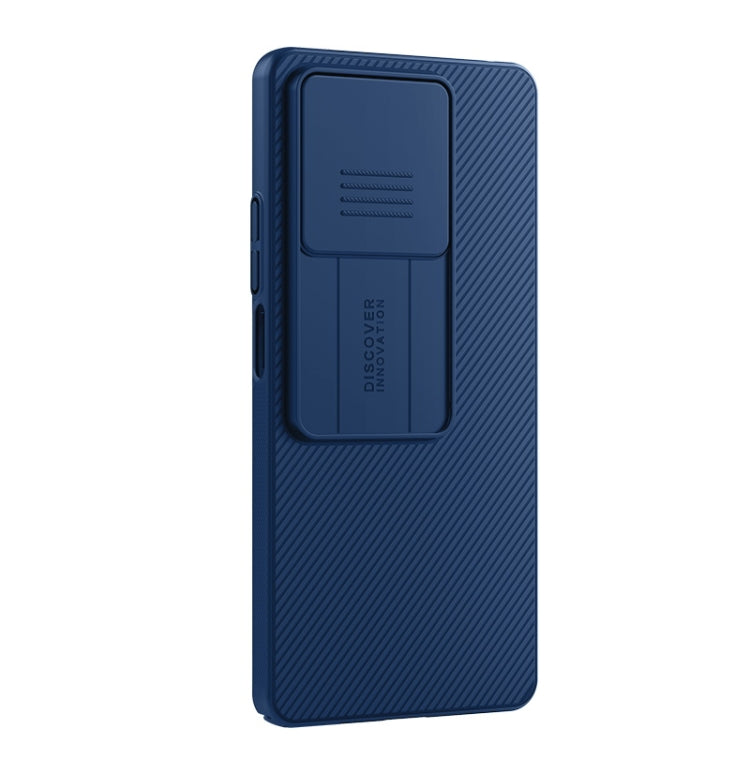 For Xiaomi Redmi Note 13 5G NILLKIN Black Mirror Series Camshield PC Phone Case(Blue) - Xiaomi Cases by NILLKIN | Online Shopping UK | buy2fix