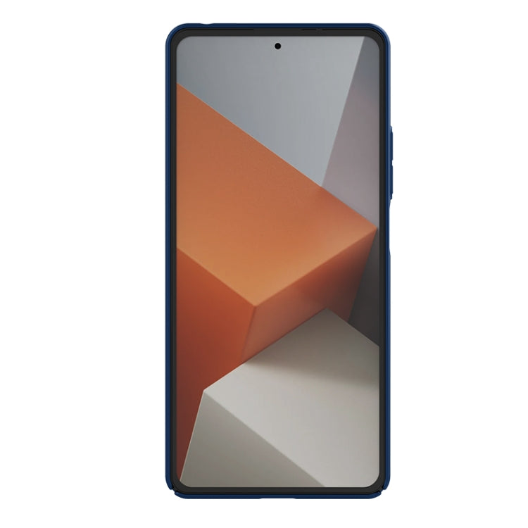 For Xiaomi Redmi Note 13 5G NILLKIN Black Mirror Series Camshield PC Phone Case(Blue) - Xiaomi Cases by NILLKIN | Online Shopping UK | buy2fix