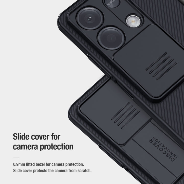 For Xiaomi Redmi Note 13 5G NILLKIN Black Mirror Series Camshield PC Phone Case(Blue) - Xiaomi Cases by NILLKIN | Online Shopping UK | buy2fix