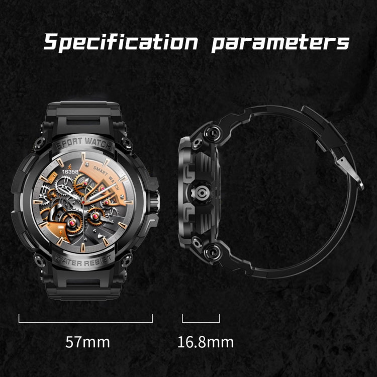 T90 1.5 inch Color Screen Bluetooth, Smart Watch Support Health Monitoring & 123 Sports Modes(Black) by buy2fix