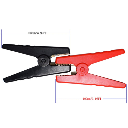 2pcs Car Emergency Start Power Supply Battery Ignition Clip with Pure Copper Crocodile Clip by buy2fix