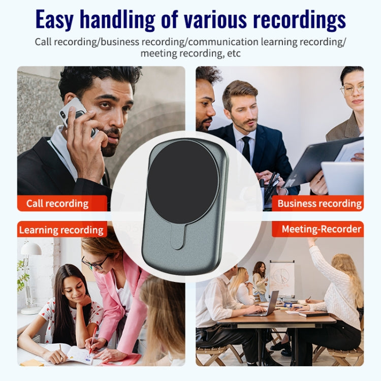 JNN A1 Strong Magnetic Mobile Call Voice Recorder, Memory:8GB(Black) by JNN