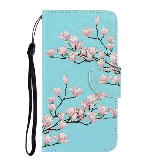 For Xiaomi Redmi 9A 3D Colored Drawing Horizontal Flip PU Leather Case with Holder & Card Slots & Wallet(Magnolia) by buy2fix