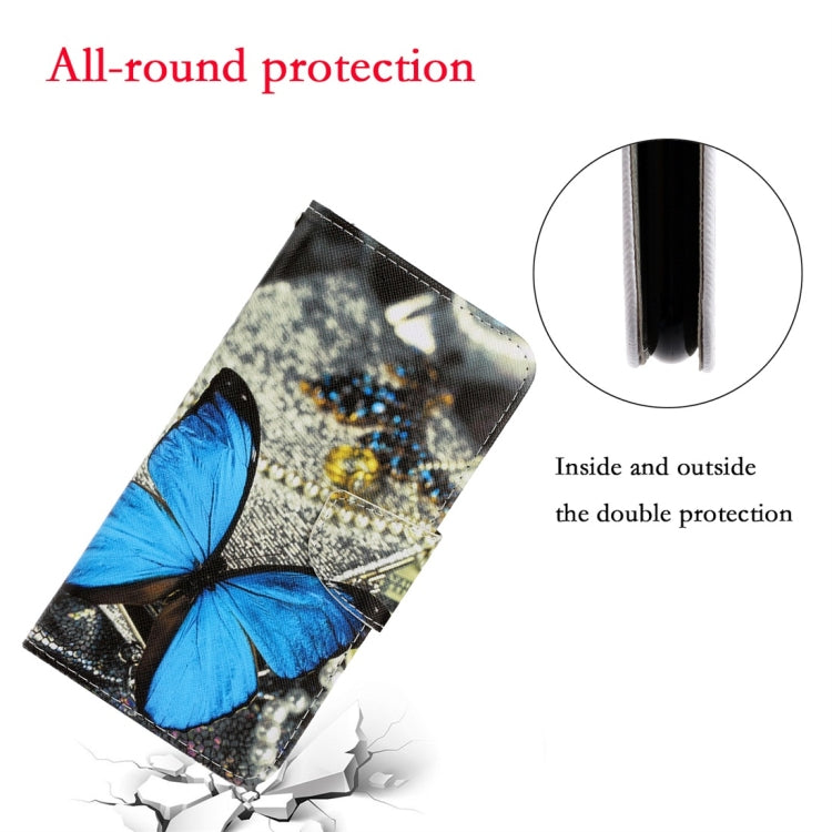 For Xiaomi Redmi 9A 3D Colored Drawing Horizontal Flip PU Leather Case with Holder & Card Slots & Wallet(A Butterfly) by buy2fix