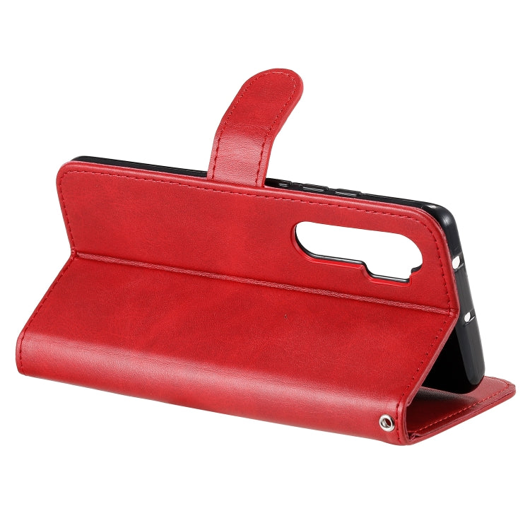 For Xiaomi Mi Note 10 Lite Fashion Calf Texture Zipper Horizontal Flip Leather Case with Stand & Card Slots & Wallet Function(Red) - Xiaomi Cases by buy2fix | Online Shopping UK | buy2fix