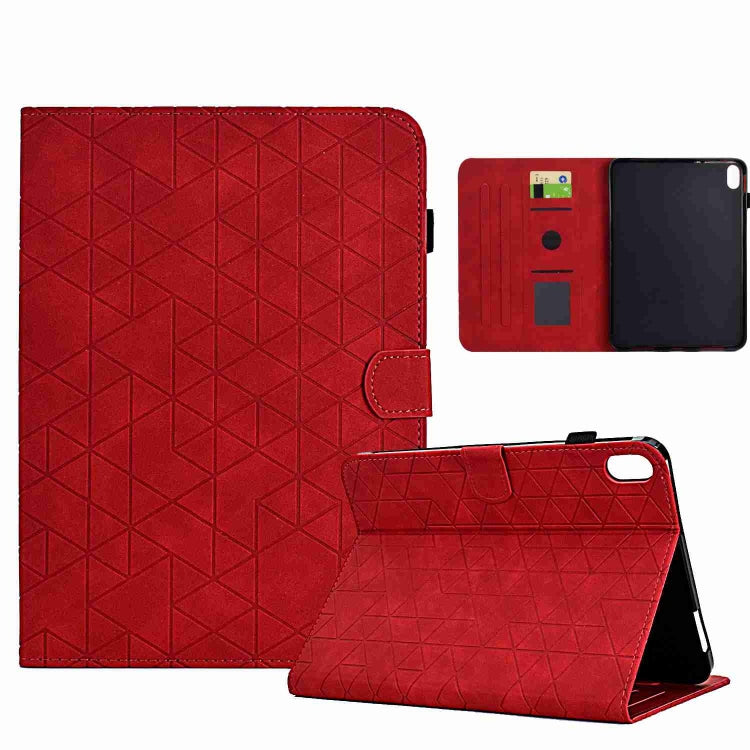 For iPad mini 2024 / mini 6 Rhombus TPU Smart Leather Tablet Case(Red) - iPad mini 6 Cases by buy2fix | Online Shopping UK | buy2fix
