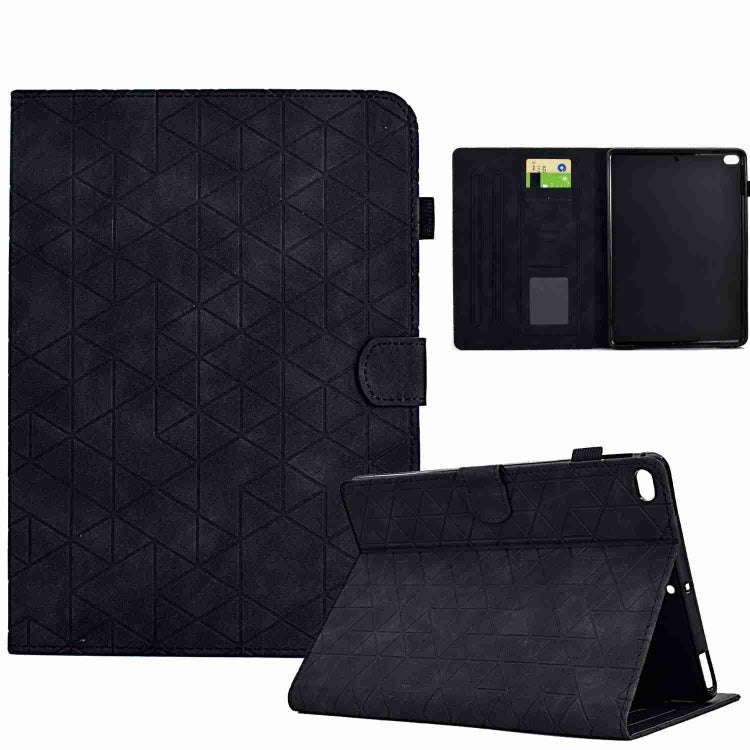 For iPad mini 5/4/32/1 Rhombus TPU Smart Leather Tablet Case(Black) - iPad mini (2019) / mini 5 Cases by buy2fix | Online Shopping UK | buy2fix