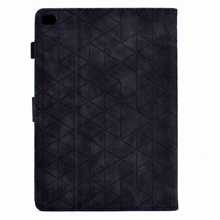 For iPad mini 5/4/32/1 Rhombus TPU Smart Leather Tablet Case(Black) - iPad mini (2019) / mini 5 Cases by buy2fix | Online Shopping UK | buy2fix