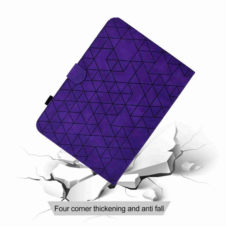 For iPad Pro 11 2020&2018 / Air 10.9 Rhombus TPU Smart Leather Tablet Case(Purple) by buy2fix