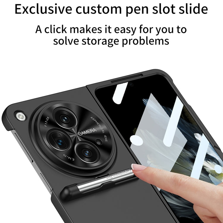 For OPPO Find N3 / OnePlus Open GKK Ultra-thin Full Coverage Phone Flip Case with Pen(Black) - OPPO Cases by GKK | Online Shopping UK | buy2fix