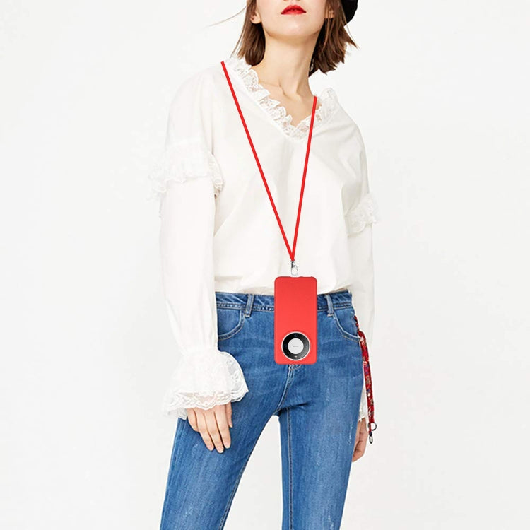 For Huawei Mate 60 Wheat MagSafe Magnetic Straw Material + TPU Phone Case with Lanyard(Red) - Huawei Cases by buy2fix | Online Shopping UK | buy2fix