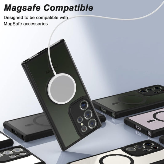 For Samsung Galaxy S22 Ultra 5G Fine Hole Skin Feel MagSafe Magnetic Phone Case by buy2fix