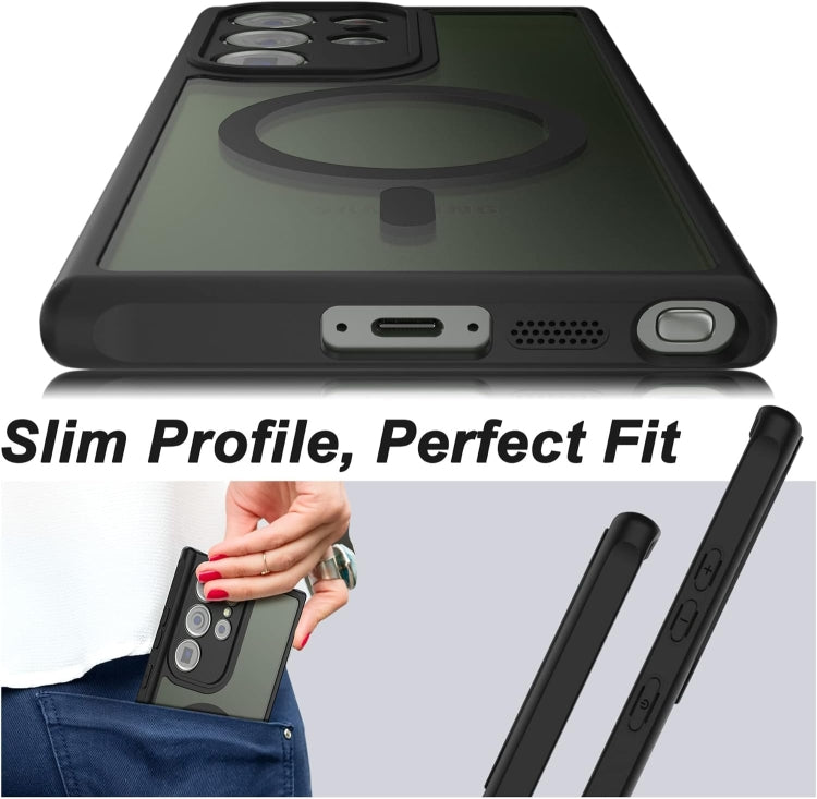 For Samsung Galaxy S24 Ultra 5G Fine Hole Skin Feel MagSafe Magnetic Phone Case - Galaxy S24 Ultra 5G Cases by buy2fix | Online Shopping UK | buy2fix