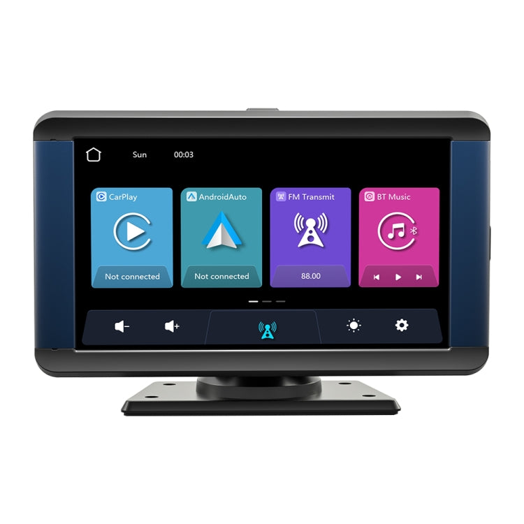 B300R 7 inch Portable Car MP5 Player Built-in Driving Recorder Support CarPlay / Android Auto(Black) - Car MP3 & MP4 & MP5 by buy2fix | Online Shopping UK | buy2fix