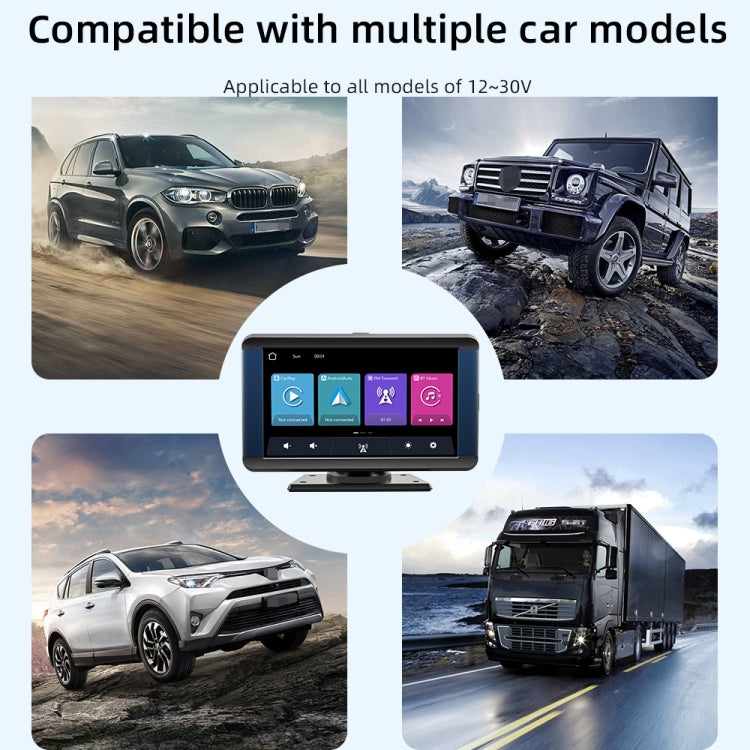 B300R 7 inch Portable Car MP5 Player Built-in Driving Recorder Support CarPlay / Android Auto(Black) - Car MP3 & MP4 & MP5 by buy2fix | Online Shopping UK | buy2fix