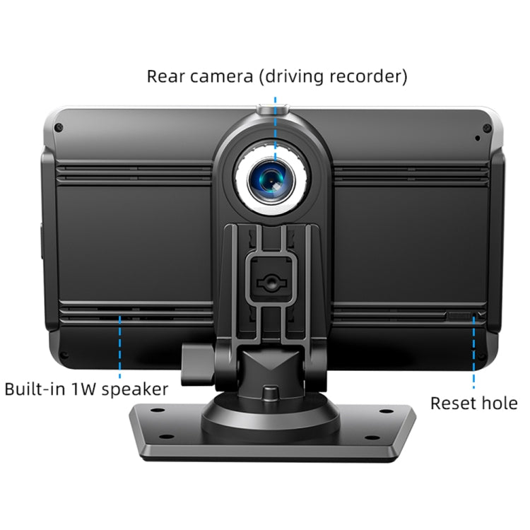 B300R 7 inch Portable Car MP5 Player Built-in Driving Recorder Support CarPlay / Android Auto(Black) - Car MP3 & MP4 & MP5 by buy2fix | Online Shopping UK | buy2fix