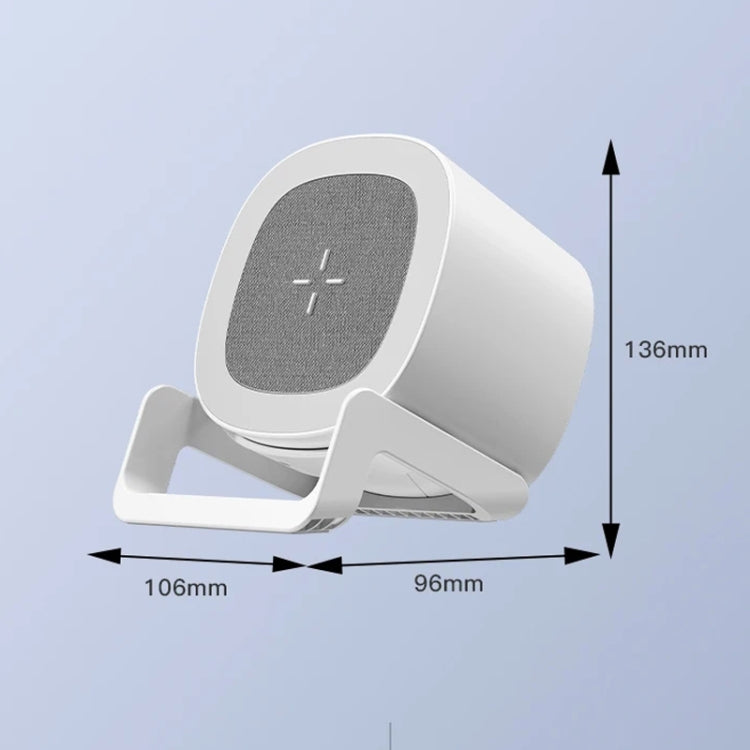 L28 4 in 1 15W Wireless Charging Atmosphere Night Light Bluetooth Speaker(Black) - Mini Speaker by buy2fix | Online Shopping UK | buy2fix