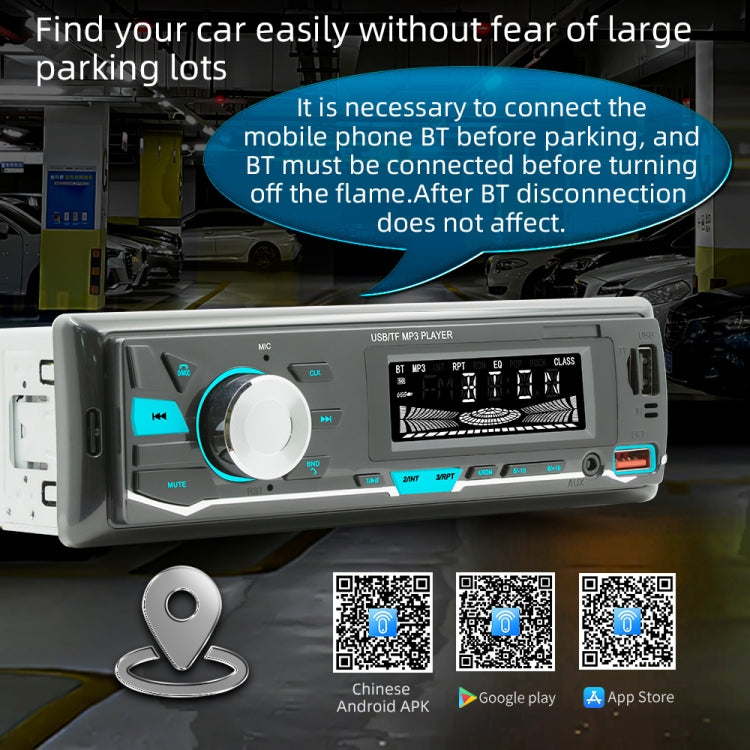 D3162 Car Colorful Lights MP3 Player Supports Voice Assistant / FM(Black) - Car MP3 & MP4 & MP5 by buy2fix | Online Shopping UK | buy2fix