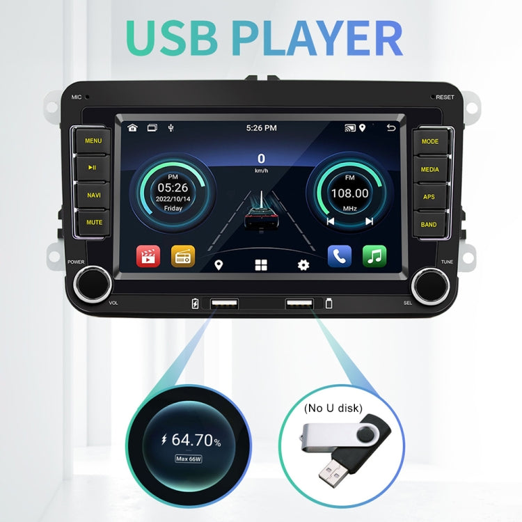 S9070 For Volkswagen 7 inch Portable Car MP5 Player Support CarPlay / Android Auto, Specification:1GB+32GB(Black) - Car MP3 & MP4 & MP5 by buy2fix | Online Shopping UK | buy2fix