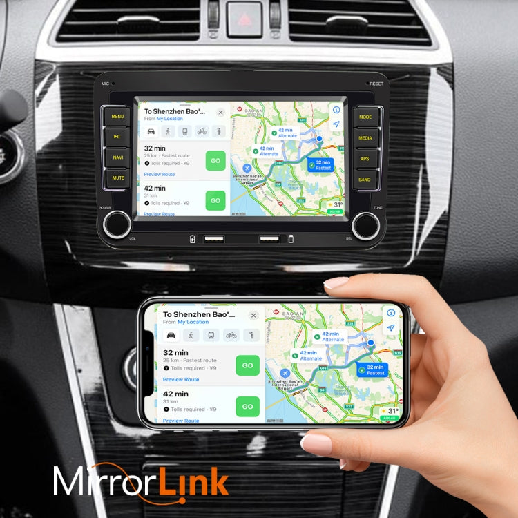 S9070 For Volkswagen 7 inch Portable Car MP5 Player Support CarPlay / Android Auto, Specification:1GB+32GB(Black) - Car MP3 & MP4 & MP5 by buy2fix | Online Shopping UK | buy2fix