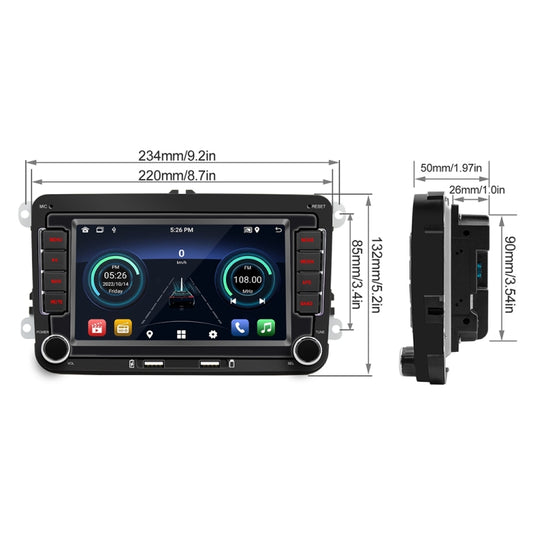 S9070 For Volkswagen 7 inch Portable Car MP5 Player Support CarPlay / Android Auto, Specification:2GB+32GB(Black) - Car MP3 & MP4 & MP5 by buy2fix | Online Shopping UK | buy2fix