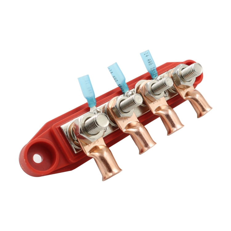 CP-4016 M10+M8 Power Distribution Block Terminal Studs with Terminals(Red) - Booster Cable & Clip by buy2fix | Online Shopping UK | buy2fix