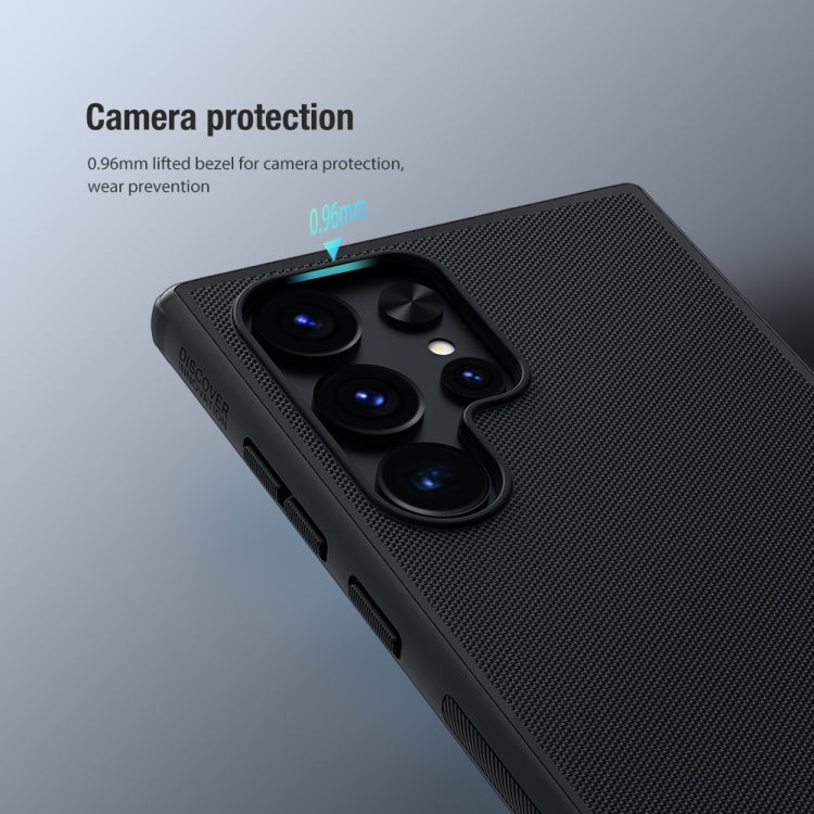 For Samsung Galaxy S24 Ultra 5G NILLKIN Frosted Shield Pro PC + TPU Phone Case(Black) - Galaxy S24+ 5G Cases by NILLKIN | Online Shopping UK | buy2fix