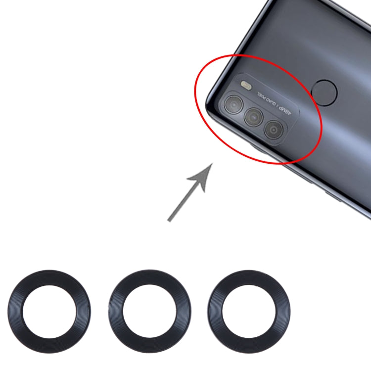 For Motorola Moto G50 Back Camera Lens - Camera Accessories by buy2fix | Online Shopping UK | buy2fix