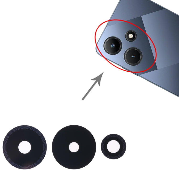 For Infinix Hot 30i Back Camera Lens - Camera Parts by buy2fix | Online Shopping UK | buy2fix