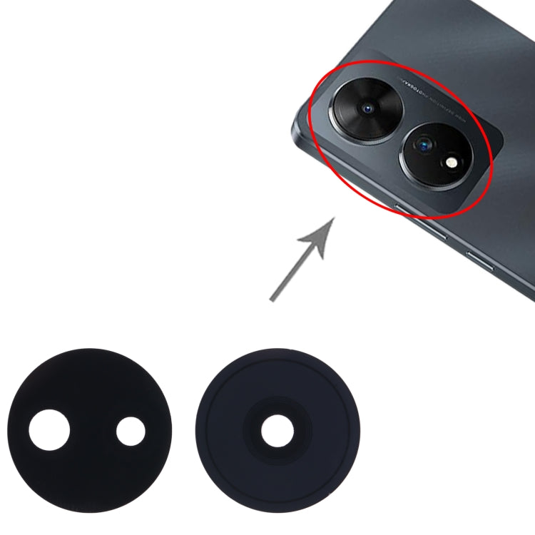 For vivo T2 India Back Camera Lens - Camera Parts by buy2fix | Online Shopping UK | buy2fix
