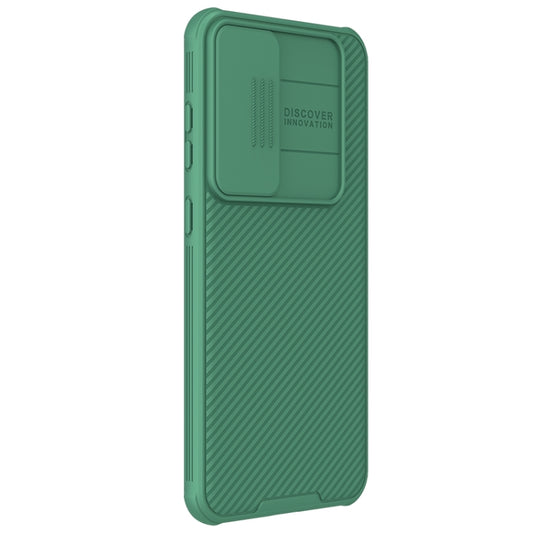 For Samsung Galaxy S24+ 5G NILLKIN Black Mirror Pro Series Camshield PC Phone Case(Green) by NILLKIN