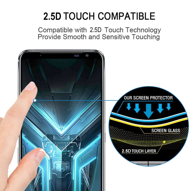 For Asus Rog Phone 3 Full Glue Full Screen Tempered Glass Film - ASUS Tempered Glass by buy2fix | Online Shopping UK | buy2fix