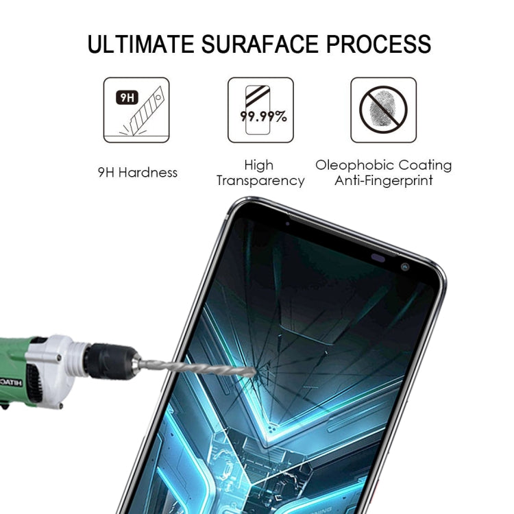 For Asus Rog Phone 3 Full Glue Full Screen Tempered Glass Film - ASUS Tempered Glass by buy2fix | Online Shopping UK | buy2fix