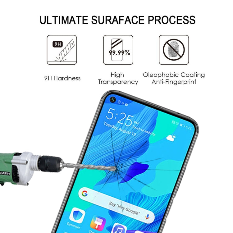 For Huawei Nova 5T Full Glue Full Screen Tempered Glass Film - Huawei Tempered Glass by buy2fix | Online Shopping UK | buy2fix