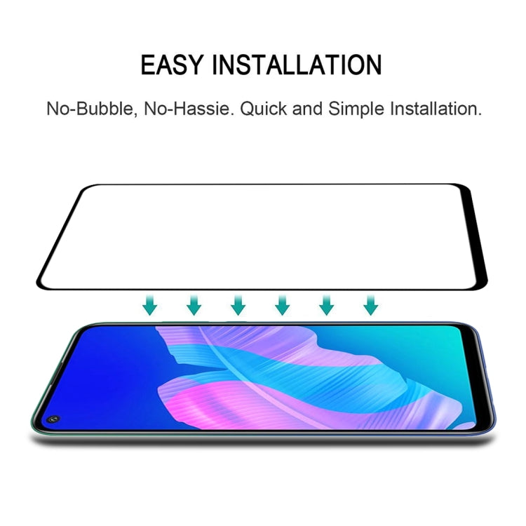 For Huawei P40 Lite E Full Glue Full Screen Tempered Glass Film - Huawei Tempered Glass by buy2fix | Online Shopping UK | buy2fix