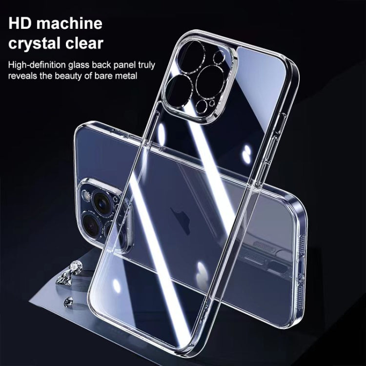 For iPhone 13 Pro Max Integrated Ultra-thin Crystal Glass Phone Case(Transparent) - iPhone 13 Pro Max Cases by buy2fix | Online Shopping UK | buy2fix