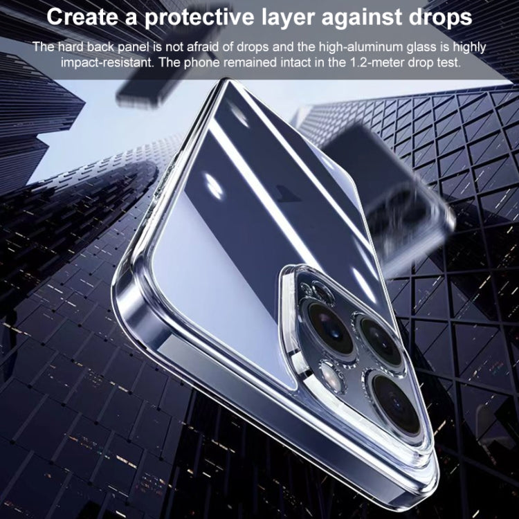 For iPhone 13 Pro Max Integrated Ultra-thin Crystal Glass Phone Case(Transparent) - iPhone 13 Pro Max Cases by buy2fix | Online Shopping UK | buy2fix